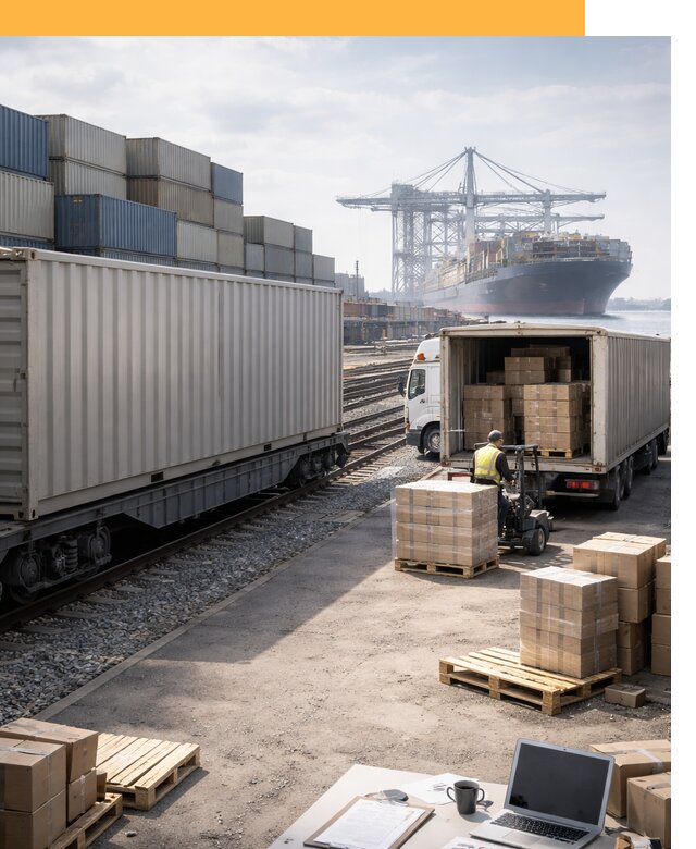 Мультимодальные перевозки грузов по миру от 46418 руб