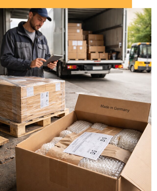 Доставка грузов из Германии от 46418 руб с таможенным оформлением