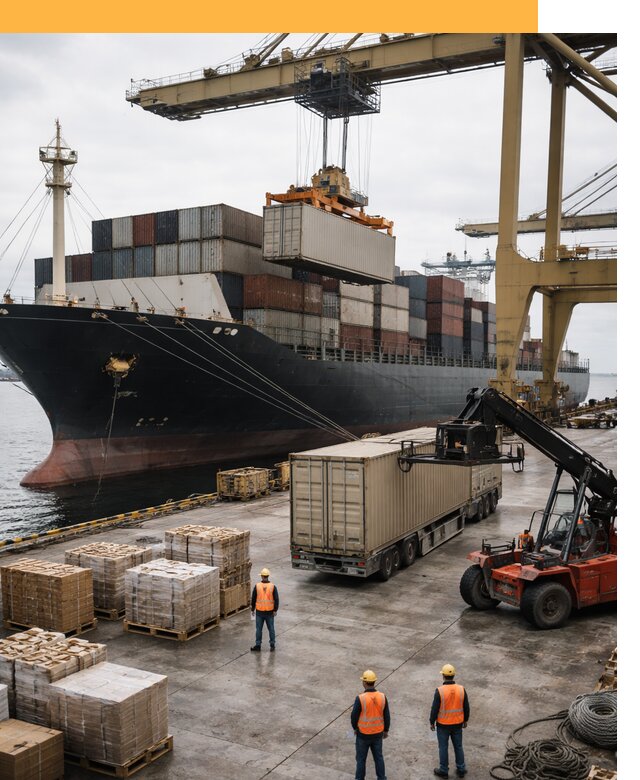 Морские перевозки из Индии: доставка FCL/LCL, таможня от 123780