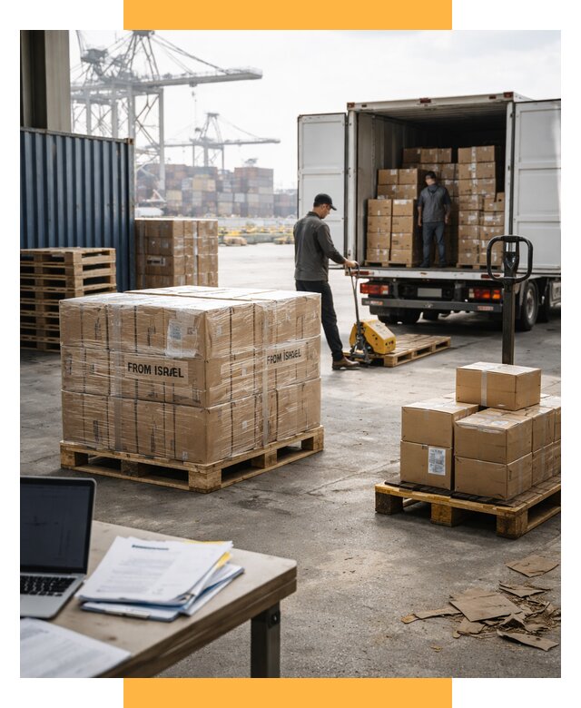 Доставка грузов из Израиля от 15473 р., логистика от СетСервис-Клп