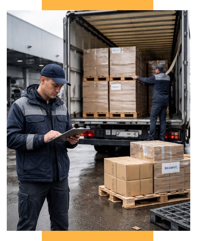 Доставка грузов из Беларуси от 15473 р. логистика СетСервис-Клп