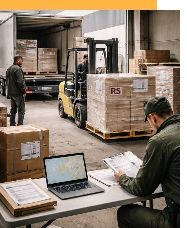 Доставка грузов в Сербию от 46418 руб, международные перевозки