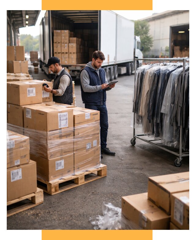 Перевозка и доставка одежды из Китая от 7736 р., СетСервис-Клп