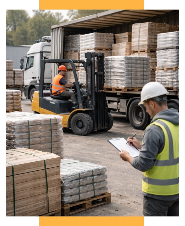 Перевозка строительных материалов от 5673 р. | СетСервис-Клп