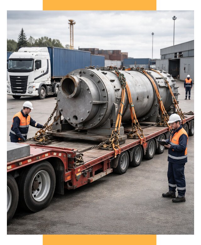 Перевозка тяжеловесных грузов под ключ от 154725 р. | СетСервис-Клп