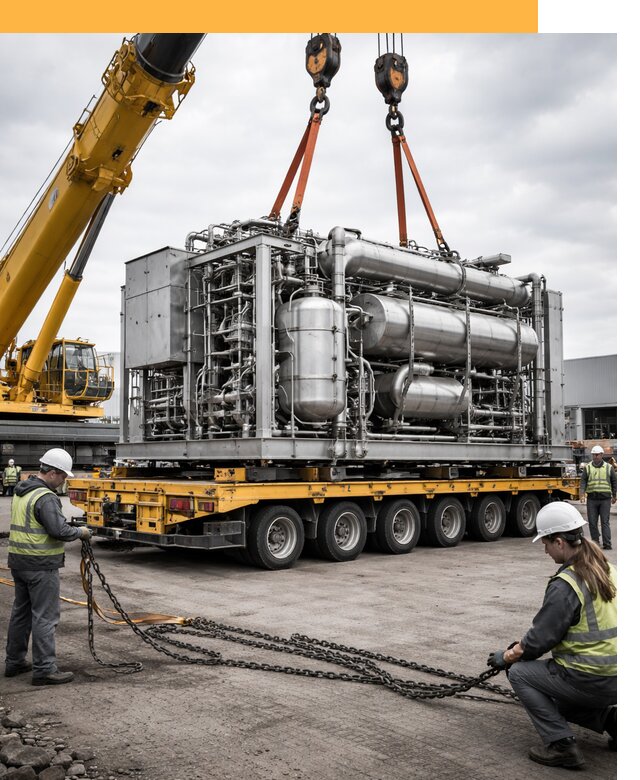 Перевозка тяжеловесных грузов по миру от 154725 руб