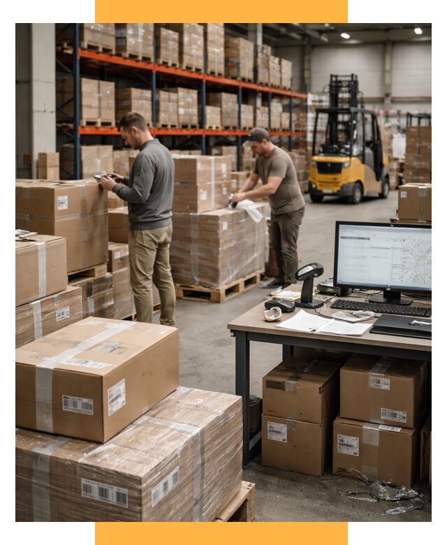 Склад консолидации в Европе от 6705 р., услуги СетСервис-Клп