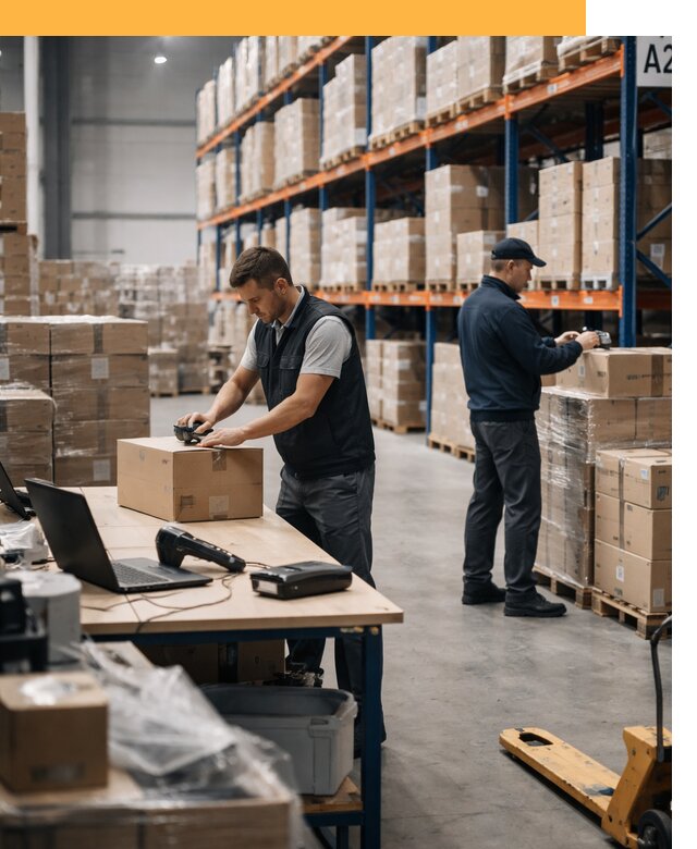 Склад консолидации в Европе: хранение, сортировка от 6705